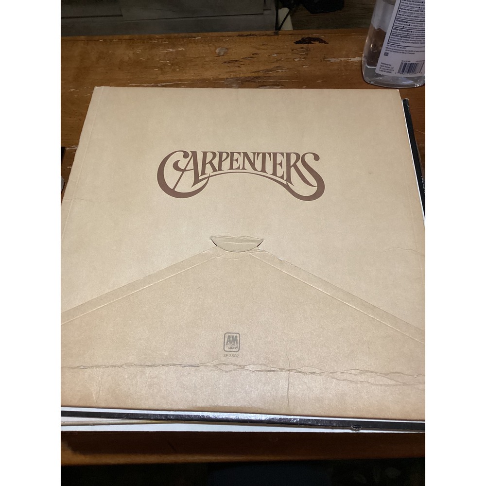 Carpenters 12" Tan Vinyl LP Self Titled SP 3502 1971 Soft Rock Pop Vintage Album